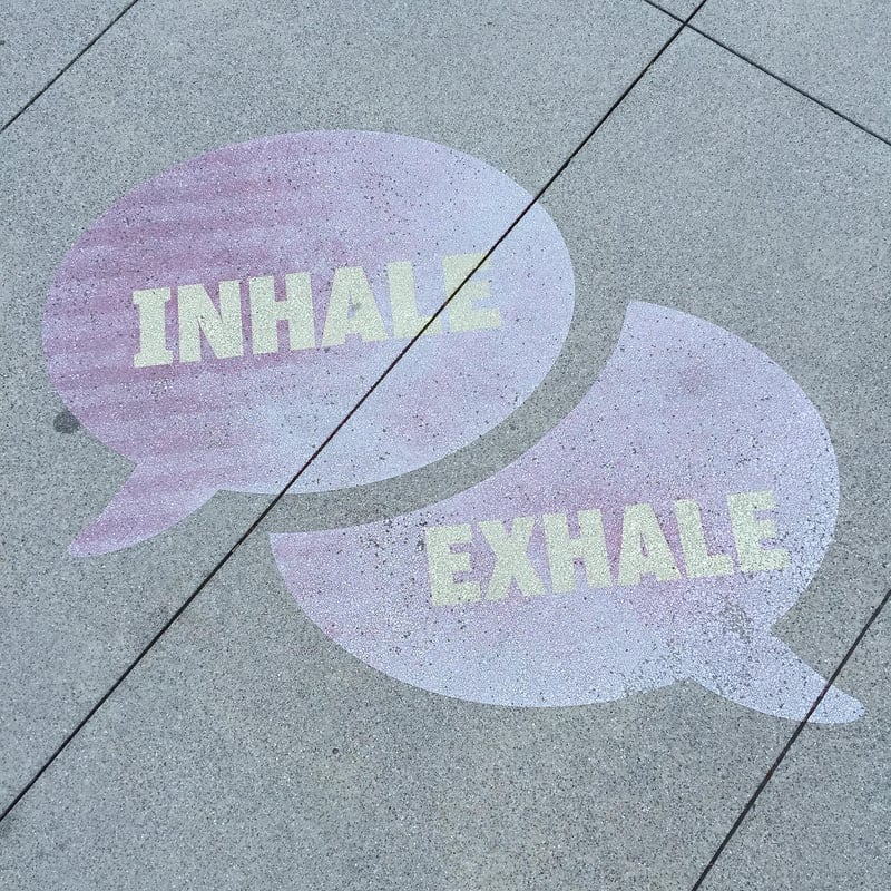 Mindful inhale-exhale